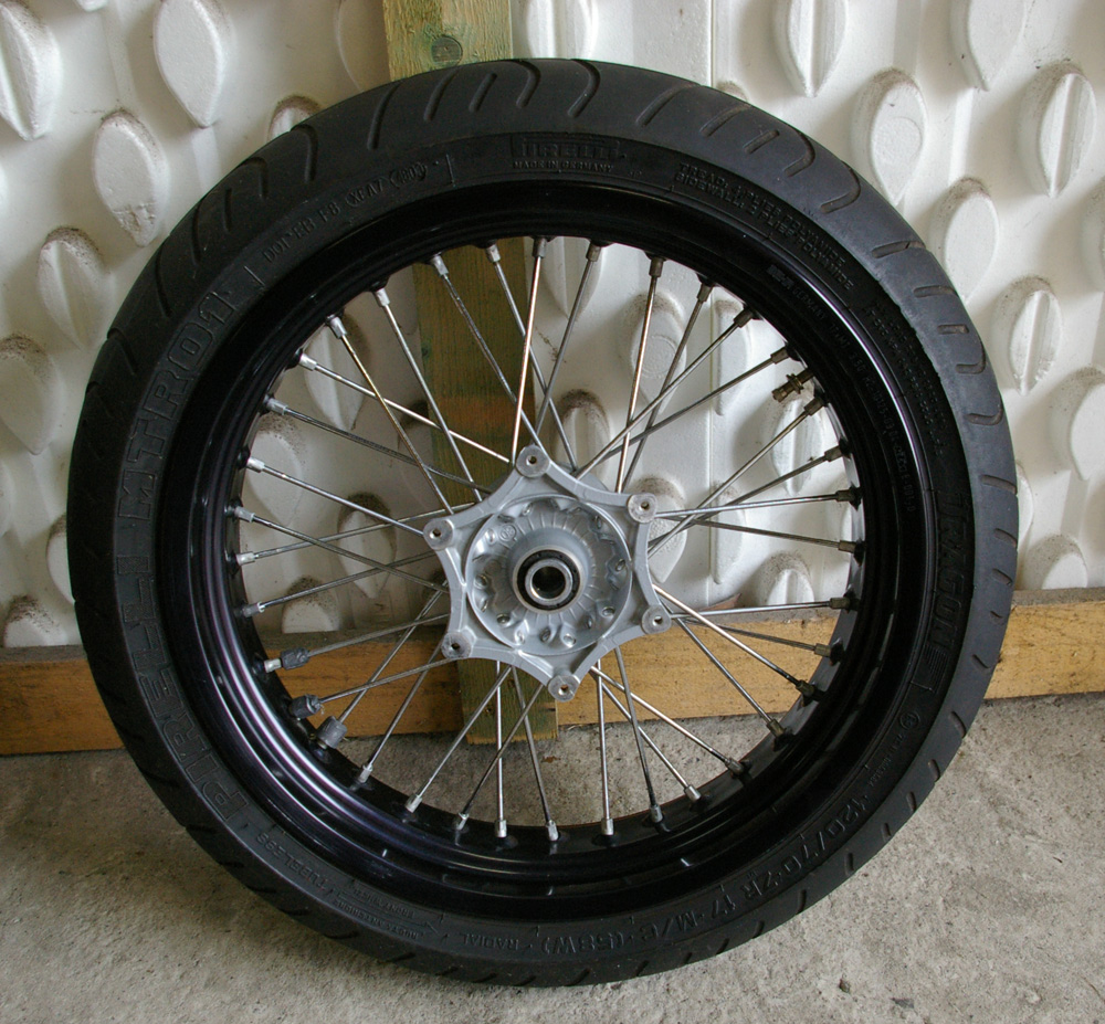 Original KTM Behr Supermoto Räder Felgen Reifen schwarz 3,5"x17" und 5,0"x17" eBay