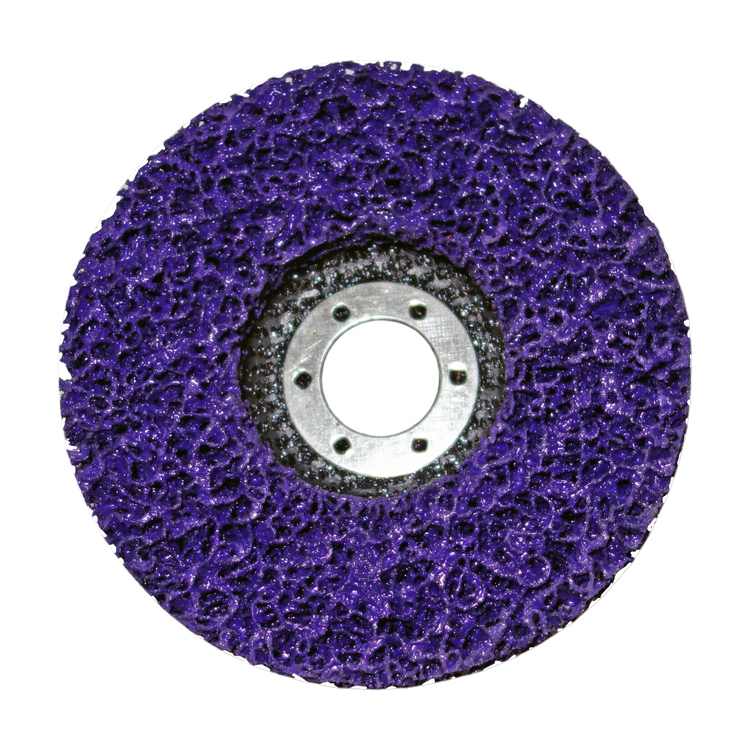ROSTIO CSD Reinigungsscheibe Lila 125 Mm – 5er-Set Für Winkelschleifer, Materialschonend Entrosten & Entlacken CSD Scheibe 125mm Lila